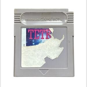Tetris Nintendo gameboy game cartridge vintage 80s nostalgia gamer